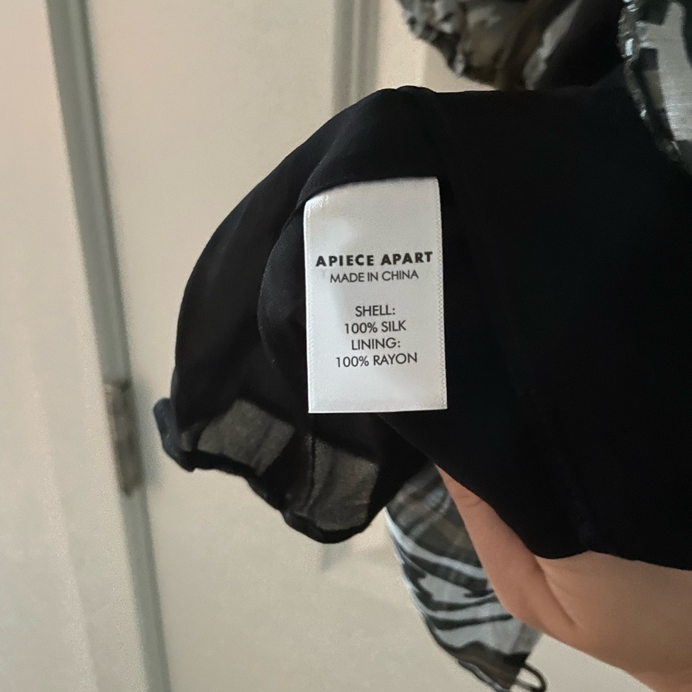 Apiece Apart La Sierra Wild Earth Silk Mini Dress - Picture 10 of 11